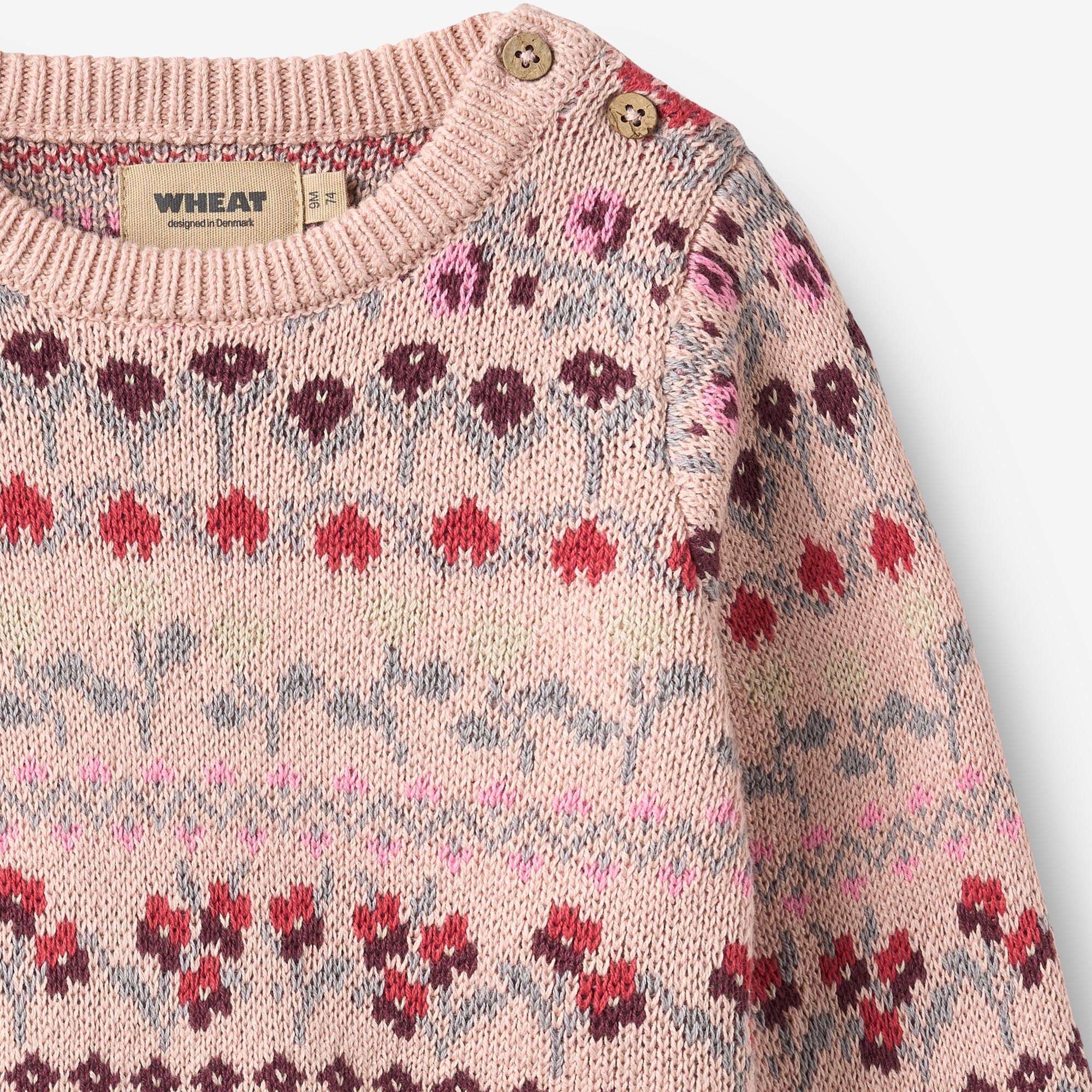 wheat-mikmak-jacquard-pullover-baby-dim-rose-bio-baumwolle image 4