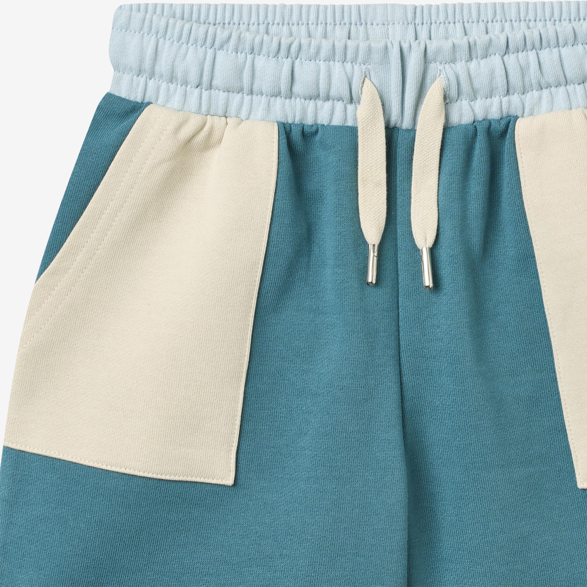 wheat-elmo-sweatshorts-blue-teal-multi-bio image 3
