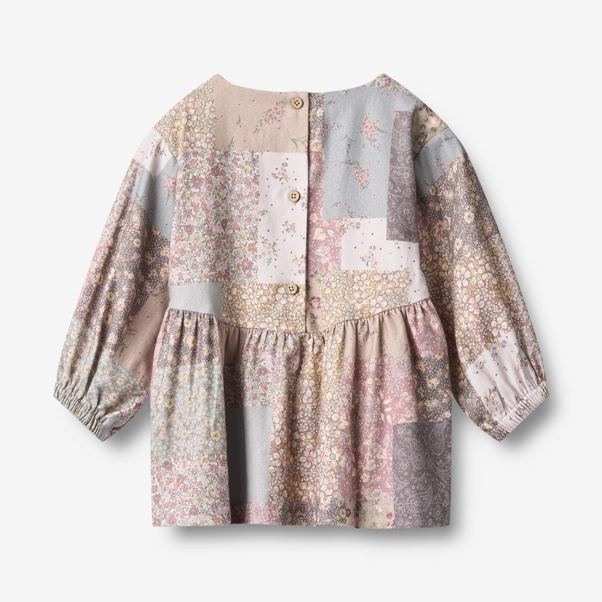 wheat-herdis-langarm-kleid-patchwork-flowers-bio image 5