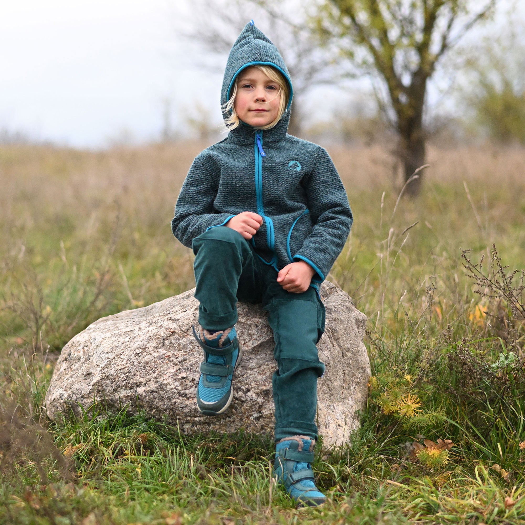 finkid-husky-tonttu-wind-softshelljacke-zip-in-fleece image 7