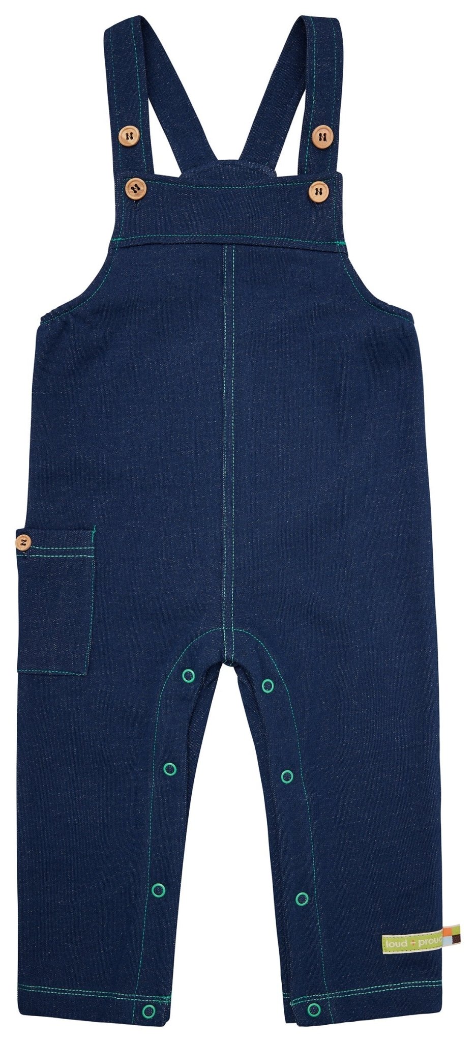 loud-proud-classics-latzhose-jeans-optik-sweat-ultramarine-74-80 image 1