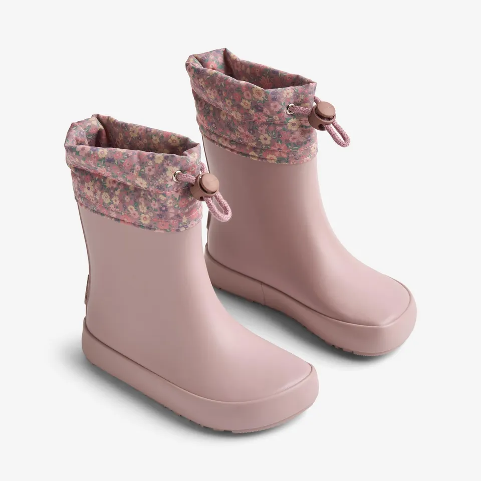 wheat-zerro-barefoot-gummistiefel-powder-flower-meadow-naturkautschuk image 1