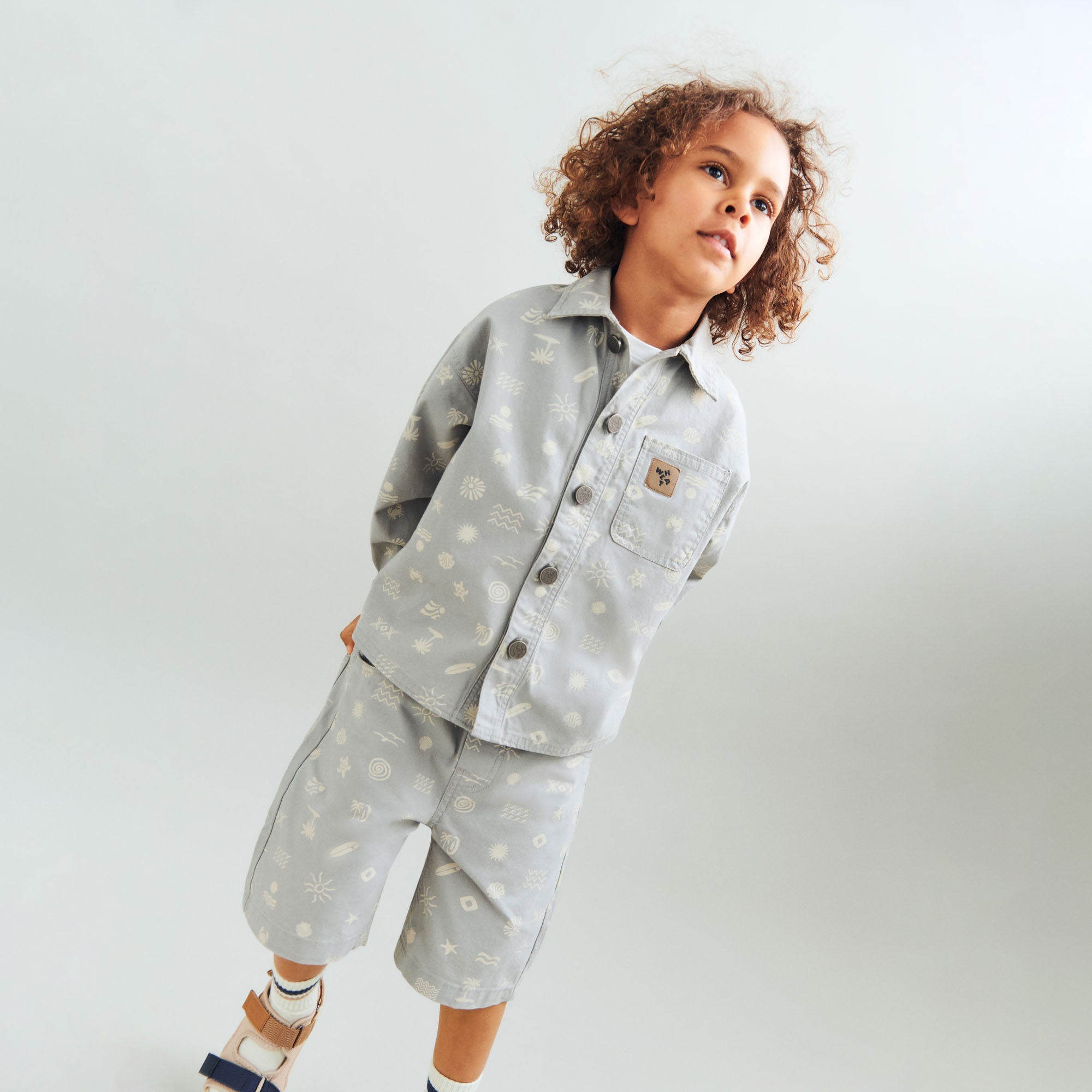 wheat-marcel-overshirt-jungen-light-flint-bio-baumwolle image 2