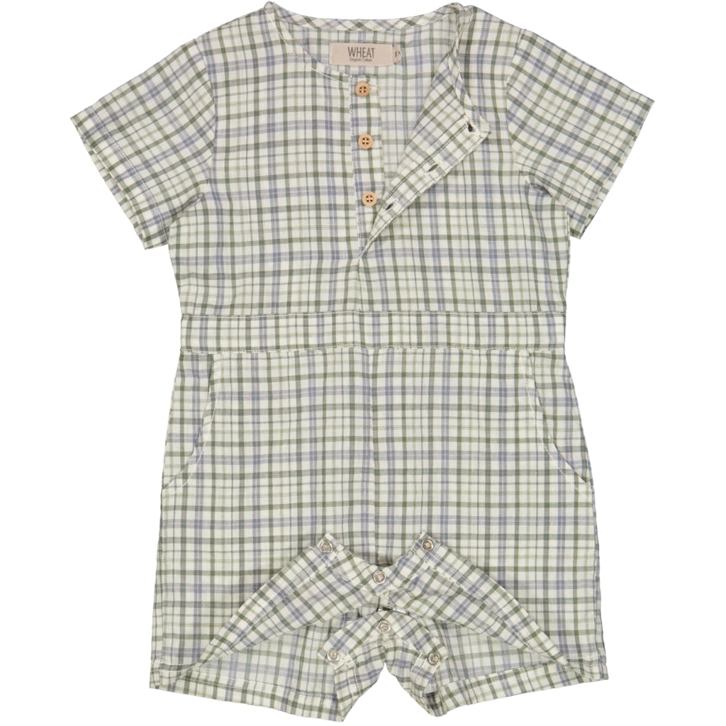 wheat-berg-playsuit-eggshell-check-bio-baumwolle-gr-56-92 image 3