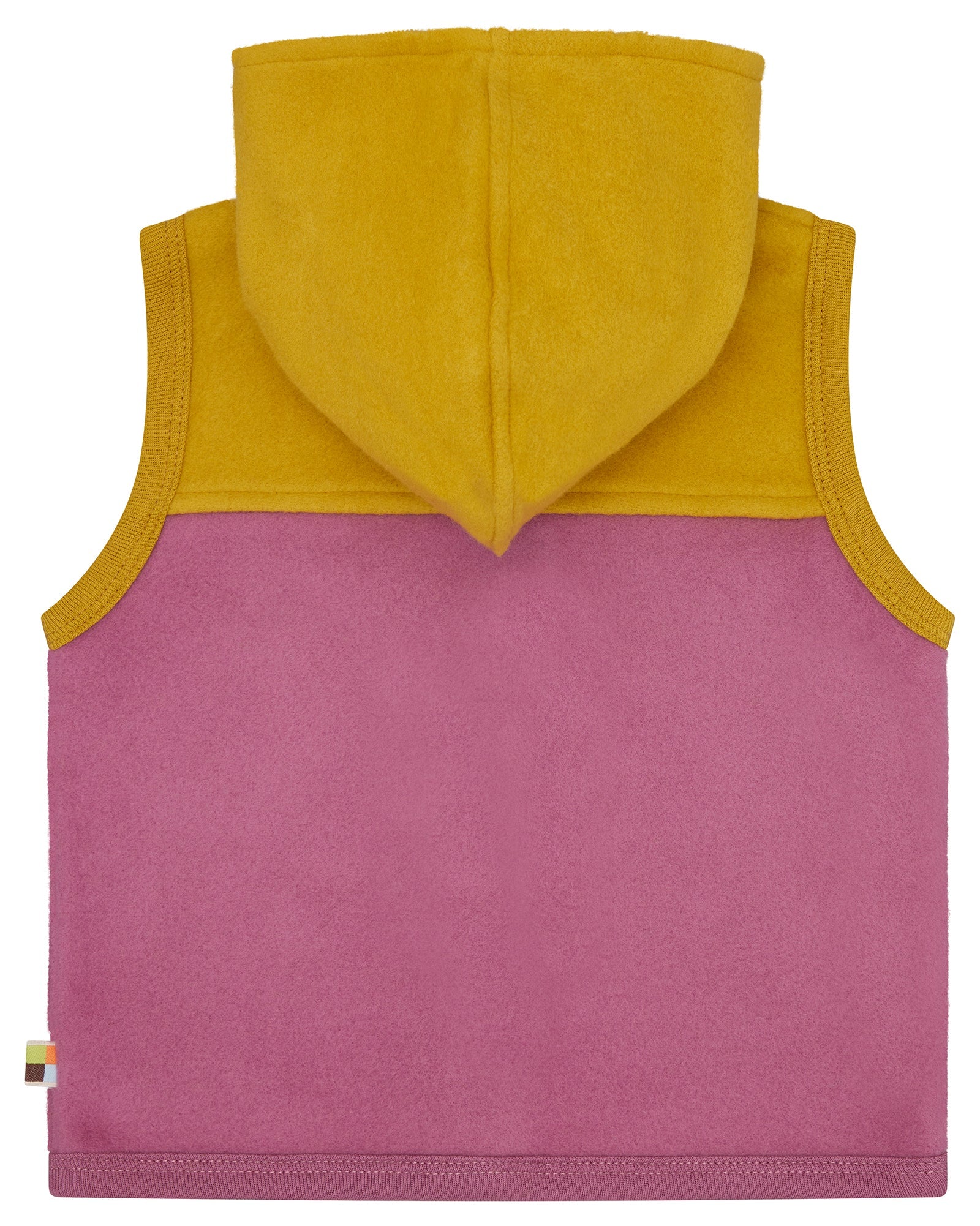 loud-proud-classics-weste-baumwoll-fleece-weste-curry-74-80 image 5
