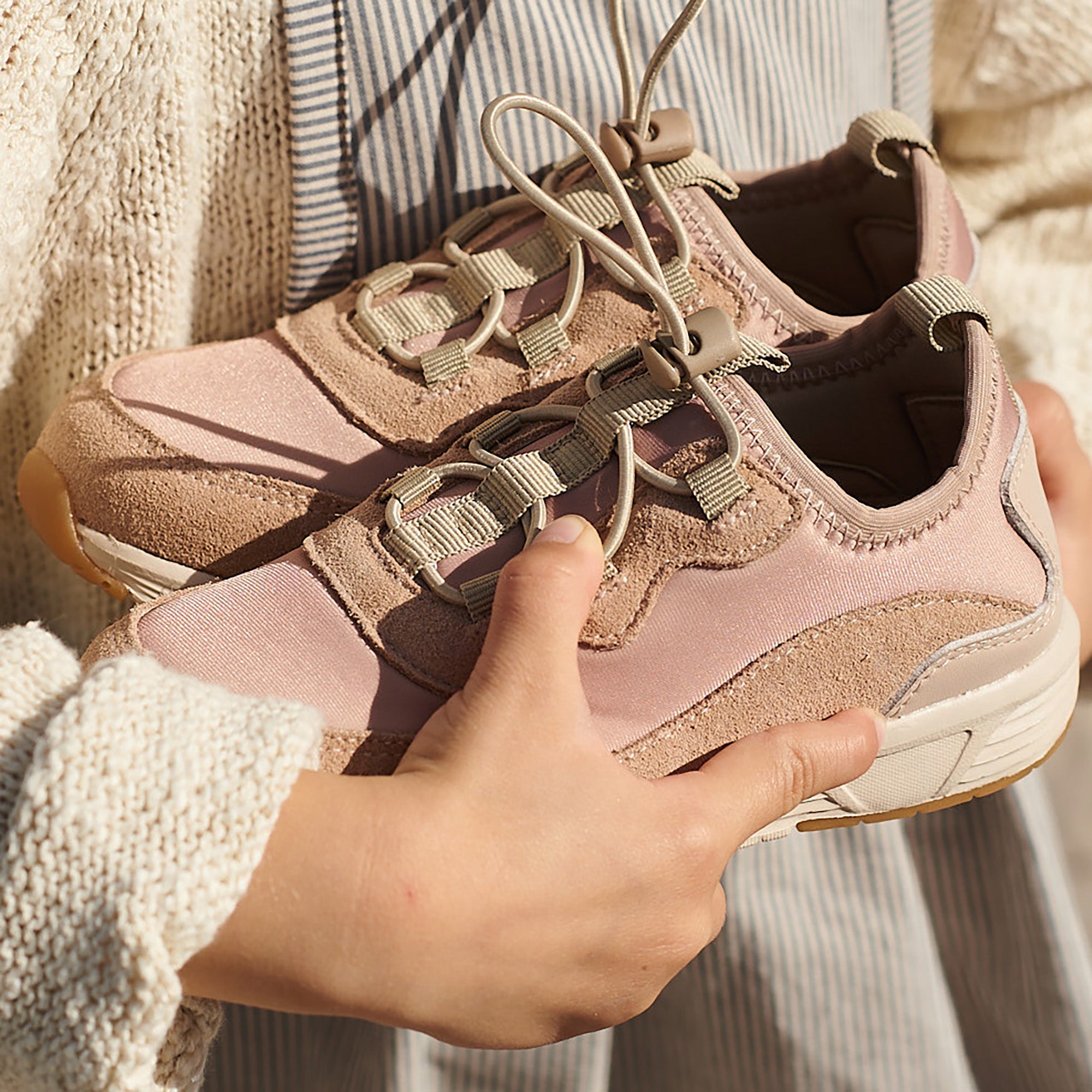 wheat-arta-sneaker-kinder-rose-dawn-leder-mesh image 2