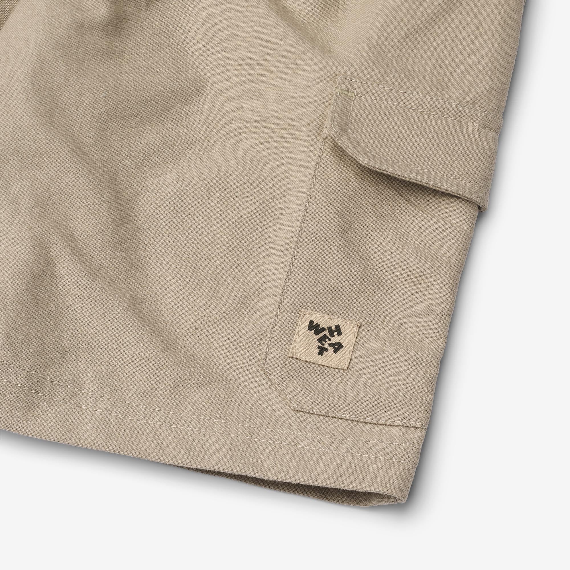 wheat-astor-shorts-beige-stone-bio-baumwolle-taschen-kinder image 4