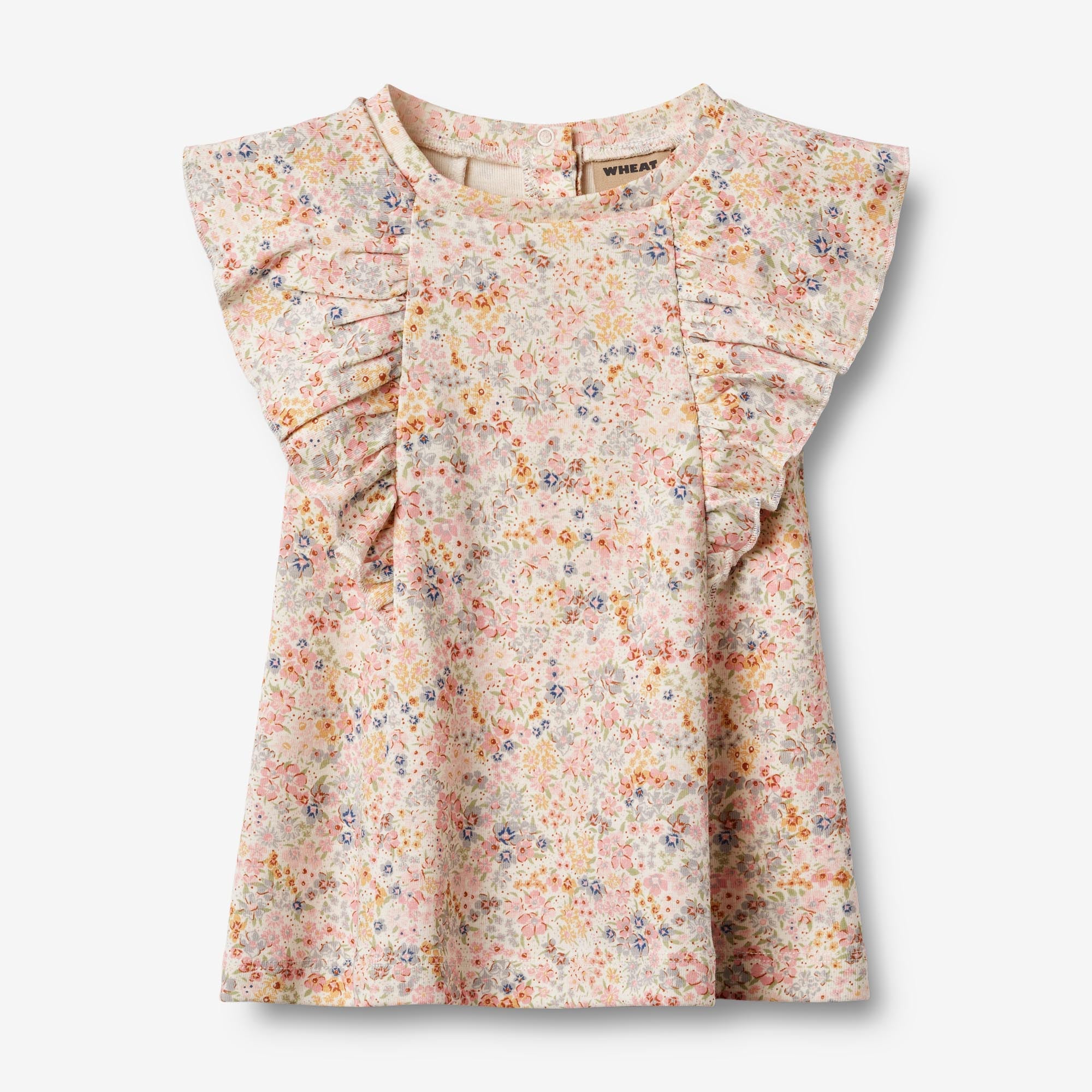 wheat-jerseykleid-shirley-kleid-bright-flowers-bio-baumwolle image 1