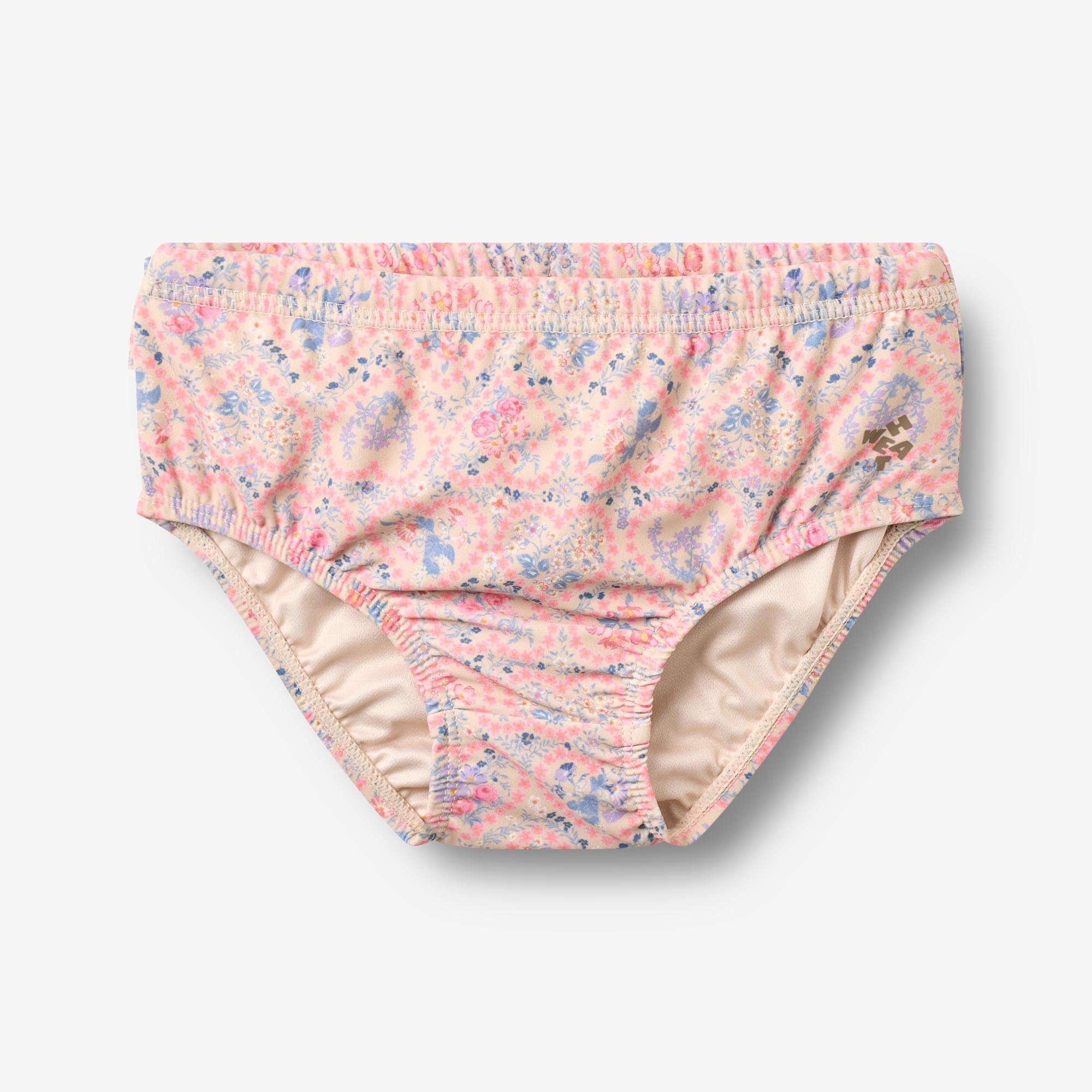 wheat-cilia-swim-shorts-badehose-pink-heart-flowers-uv-schutz image 1