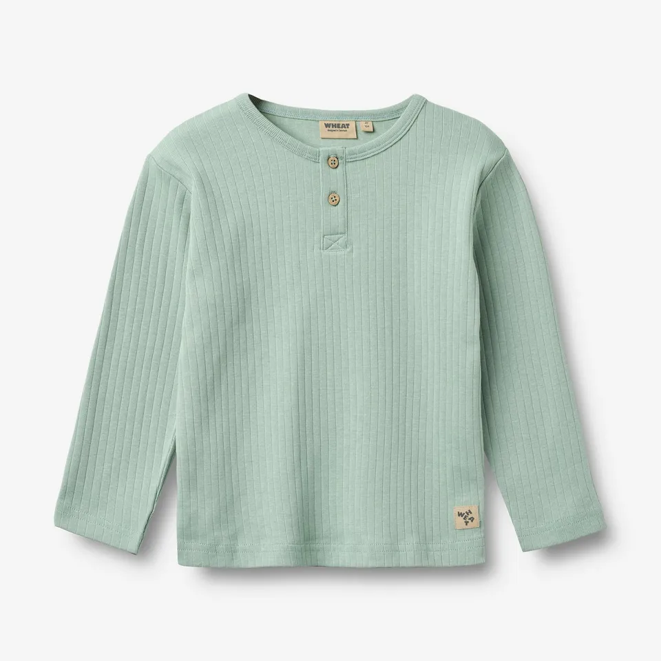 wheat-morris-langarmshirt-green-pool-bio-baumwolle image 1