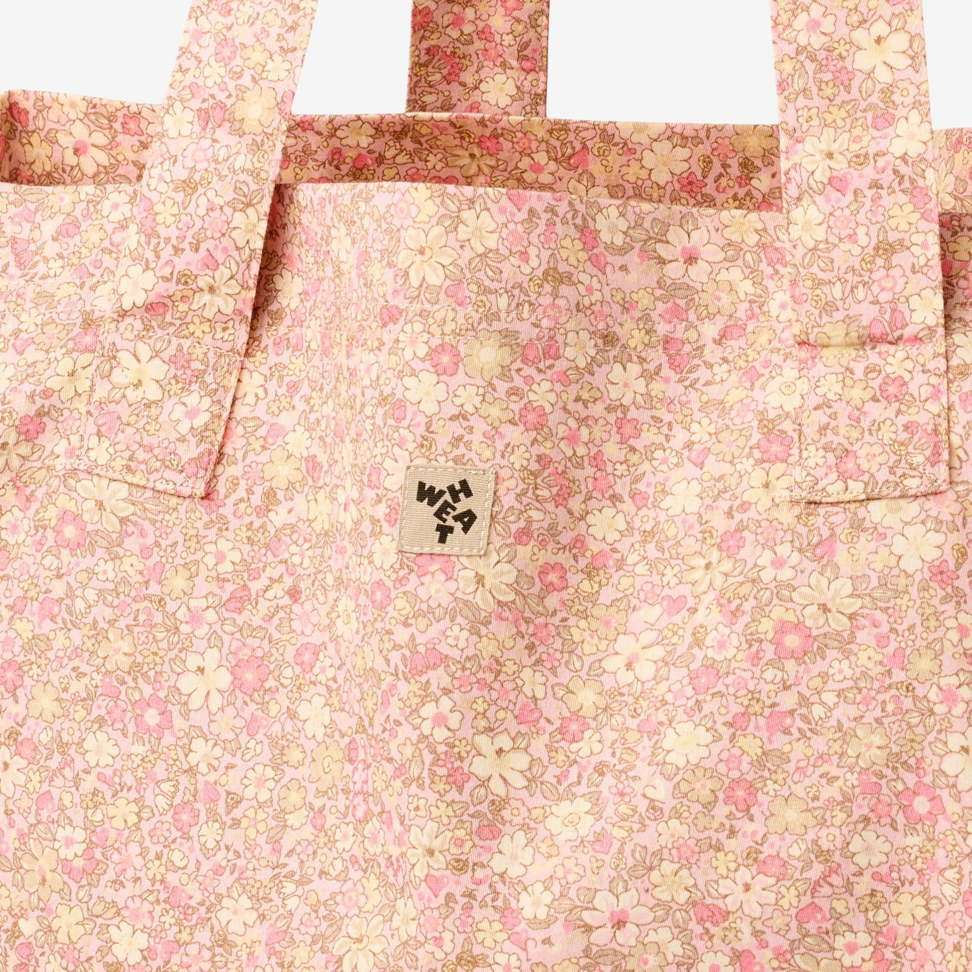 wheat-shopper-ville-rose-flower-meadow-tasche-onesize-bio-baumwolle image 3