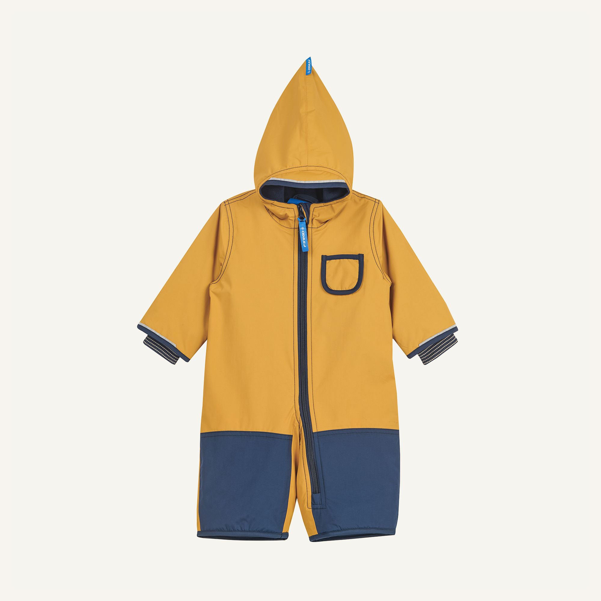 finkid-husky-pikku-winter-eko-schneeanzug-golden-yellow-navy-80-90 image 4
