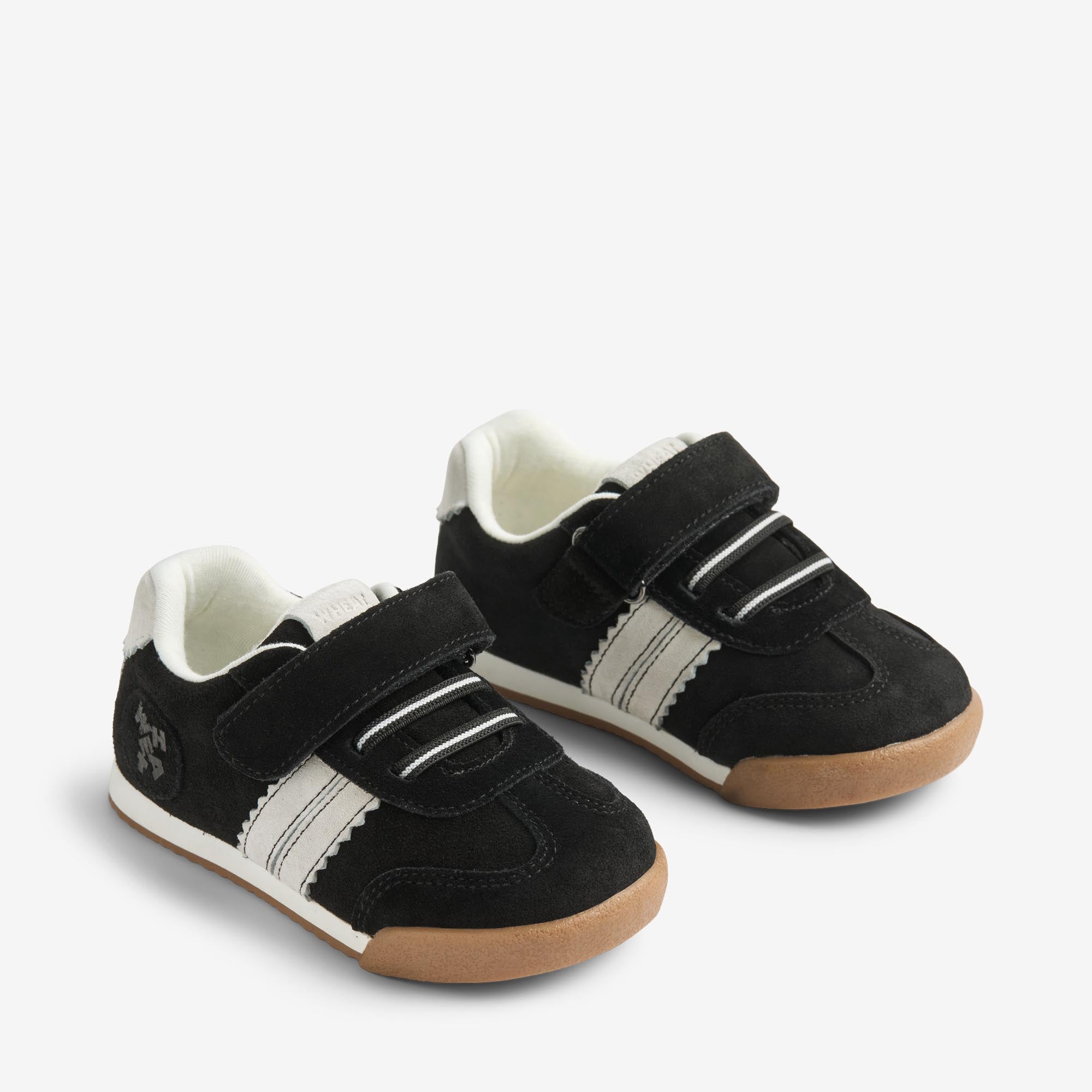 wheat-spectra-sneaker-black-leder-klett-baby-retro image 1