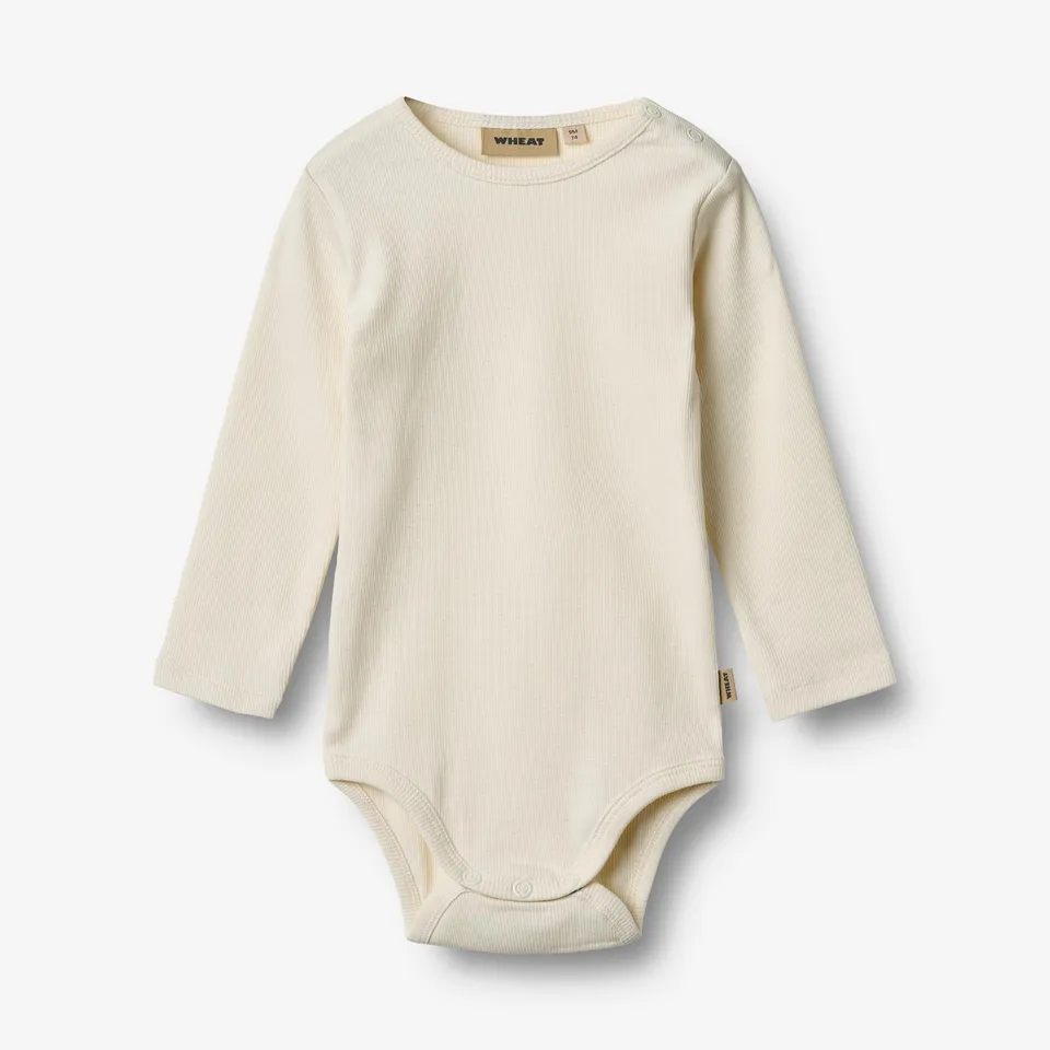 wheat-spencer-body-langarm-ivory-baby-bio-baumwolle image 1