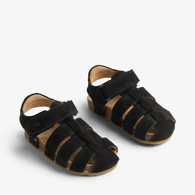 wheat-izzy-sandale-schwarz-wildleder-verstellbar image 1