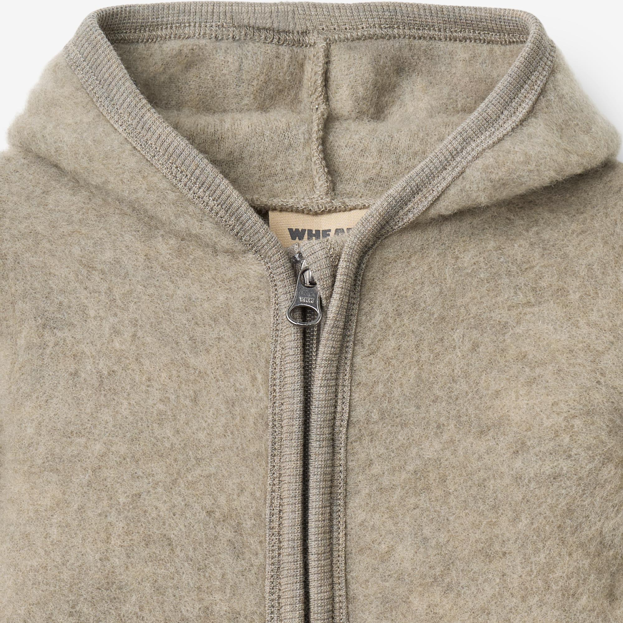 wheat-ata-wollfleece-overall-khaki-melange-merinowolle image 3