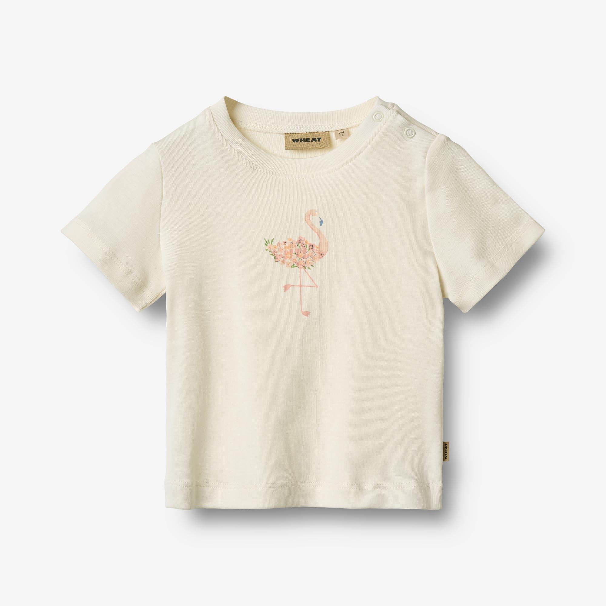 wheat-soffie-t-shirt-ivory-kurzarm-bio-baumwolle-baby image 1