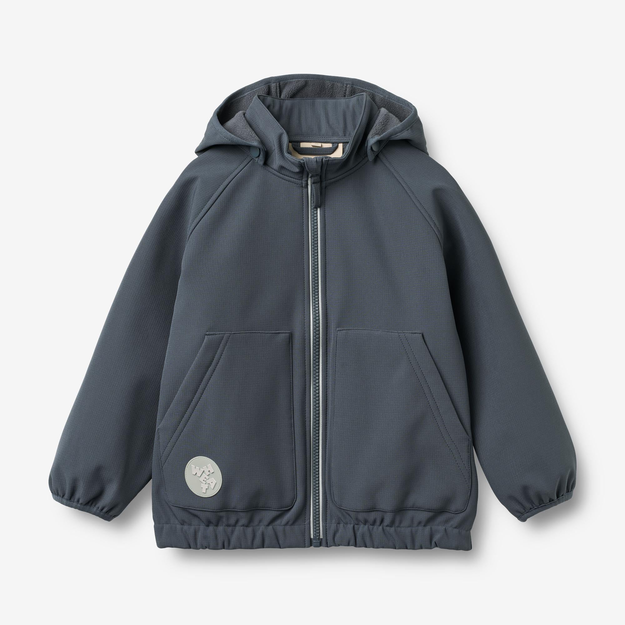 wheat-alleo-softshelljacke-greyblue-recycelt-kinder image 1