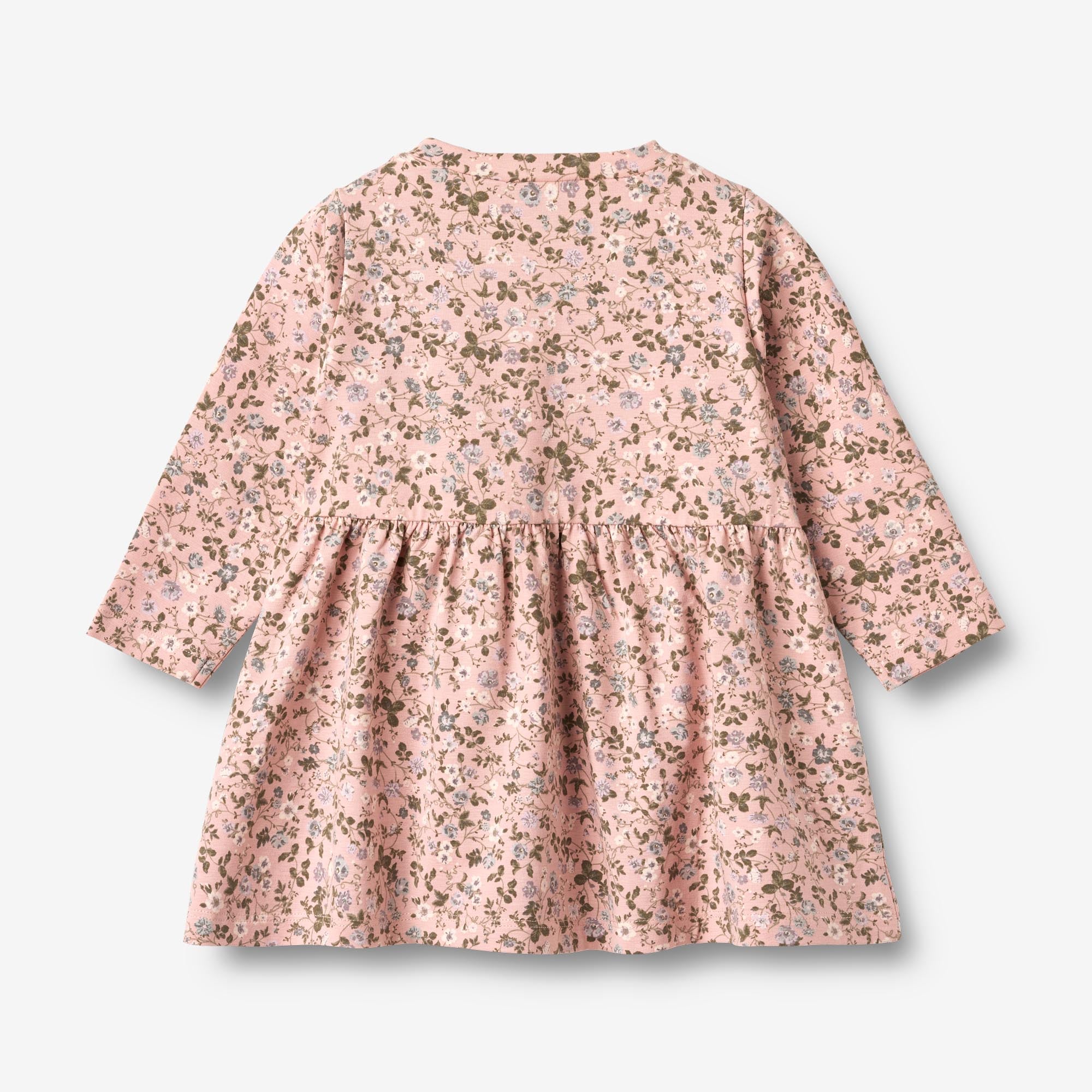 wheat-sessa-jerseykleid-l-s-kleid-rose-powder-flowers-bio image 2