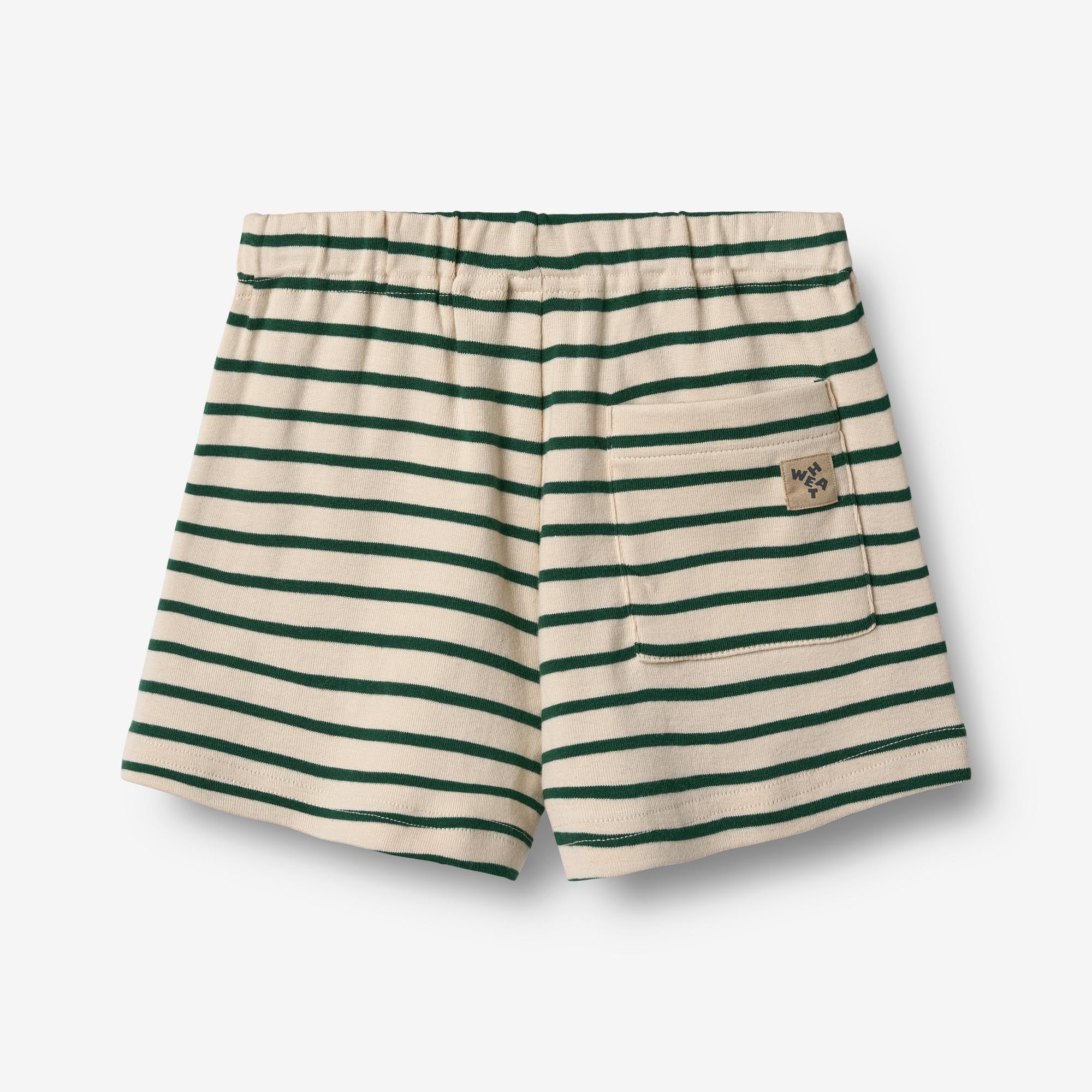 wheat-kalle-jersey-shorts-gr-ner-streifen-bio-baumwolle image 2