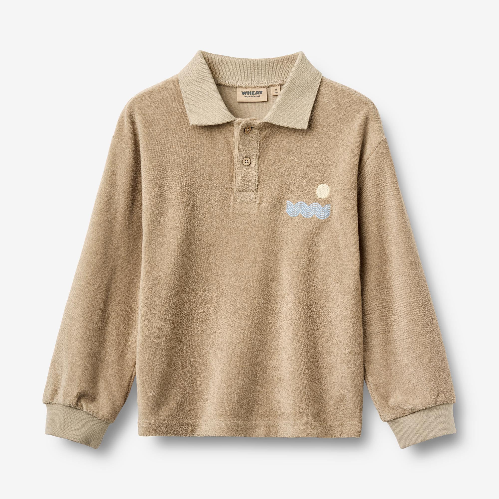 wheat-terry-polo-shirt-l-s-theodor-polo-sand-stone-bio image 1