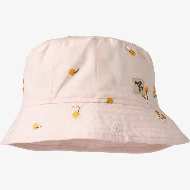 wheat-alec-kinder-bucket-hat-powder-yellow-cherries-bio image 1
