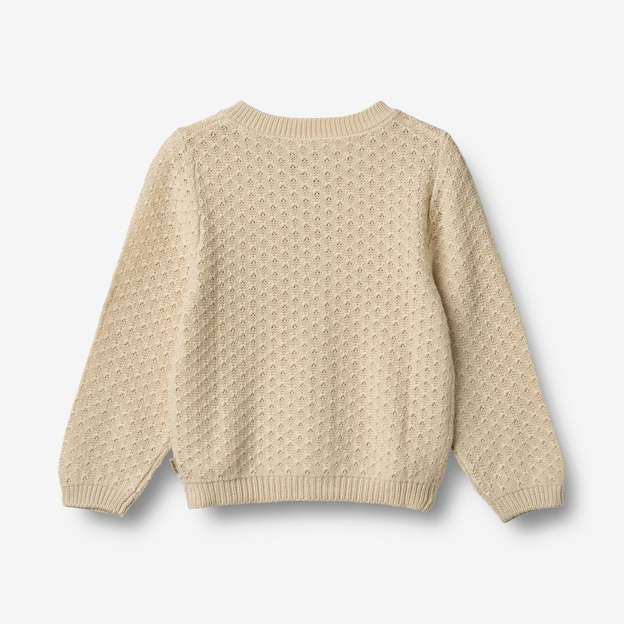 wheat-magnella-strick-cardigan-sandshell-bio-baumwolle image 3