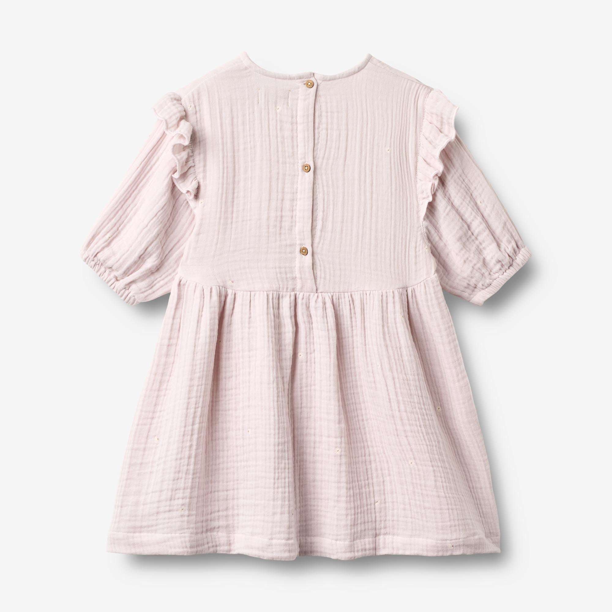 wheat-gro-kleid-3-4-arm-lila-blumen-bio image 2