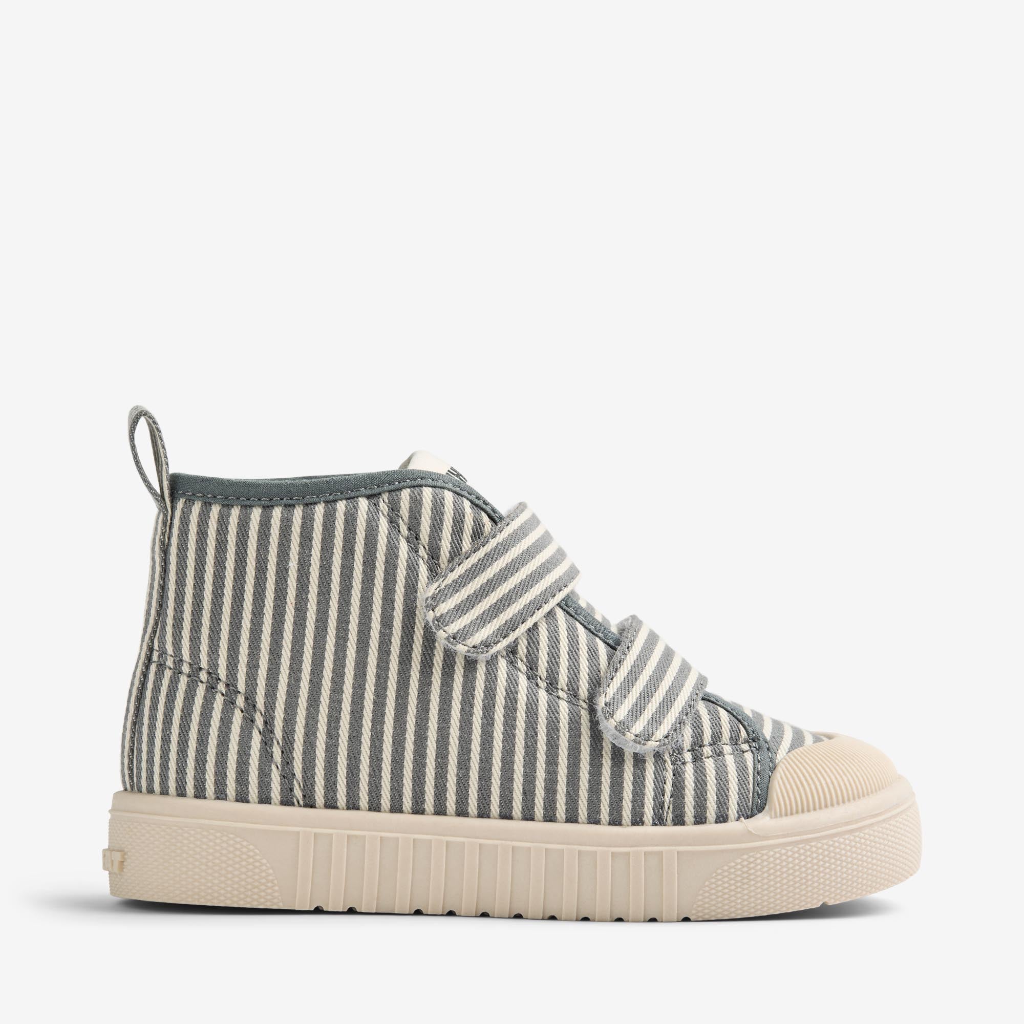 wheat-sneaker-leo-sneaker-flint-stripe-canvas-klett image 5