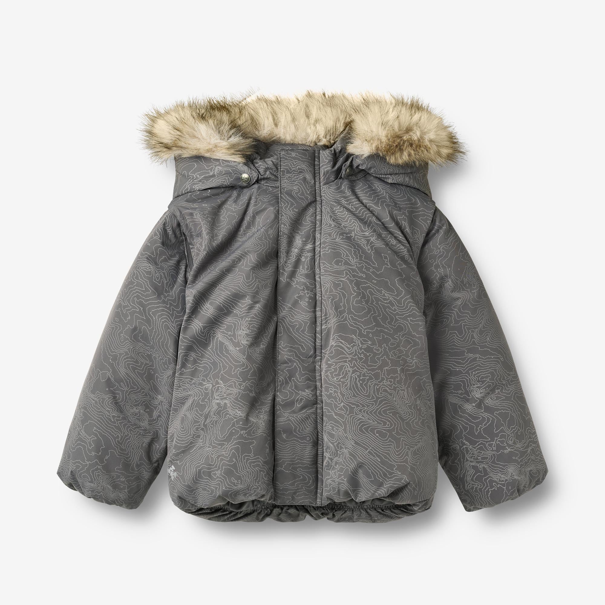 wheat-blaest-puffer-jacke-dark-reflective-map-thinsulate image 1