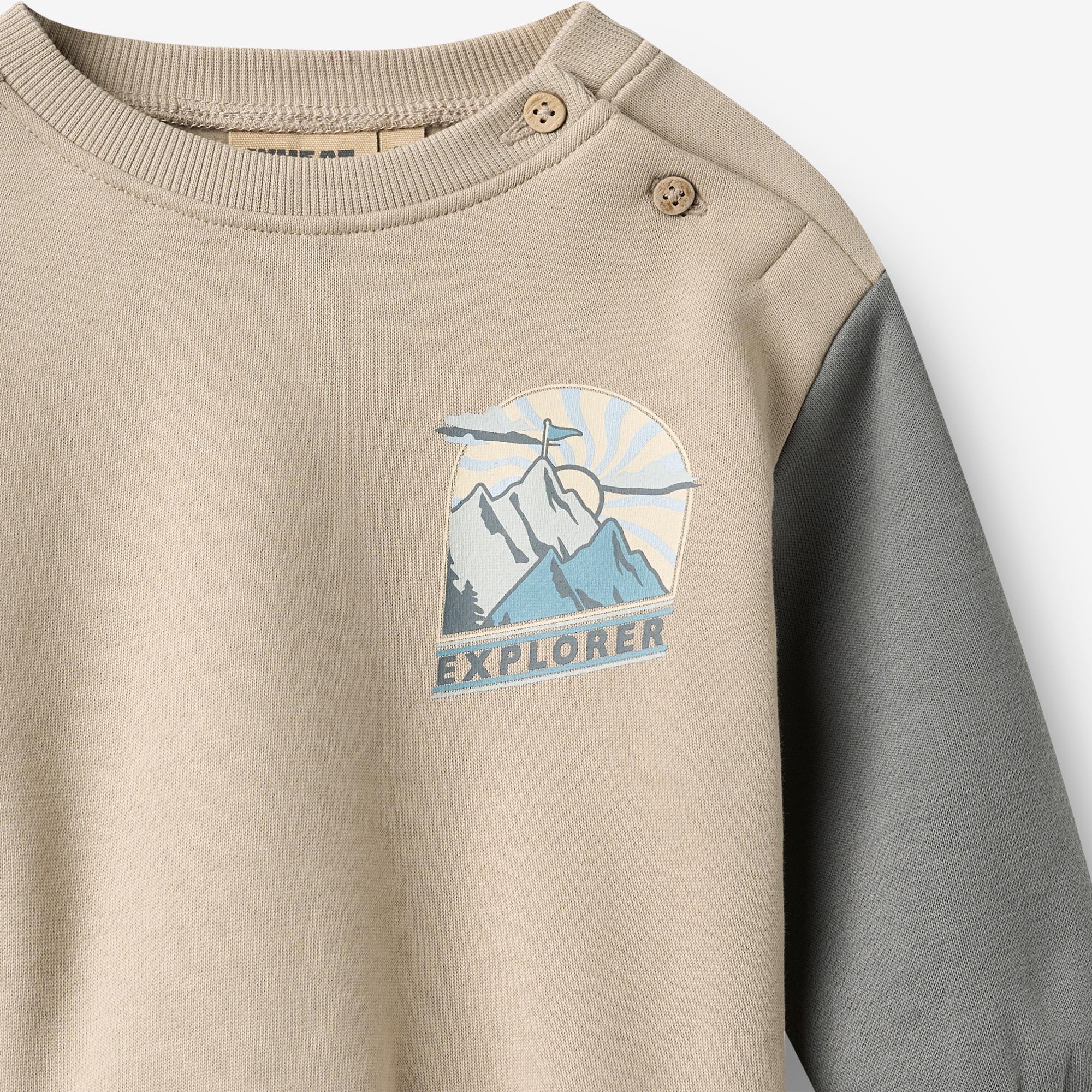 wheat-elliot-sweatshirt-grey-moon-bio-baumwolle image 3