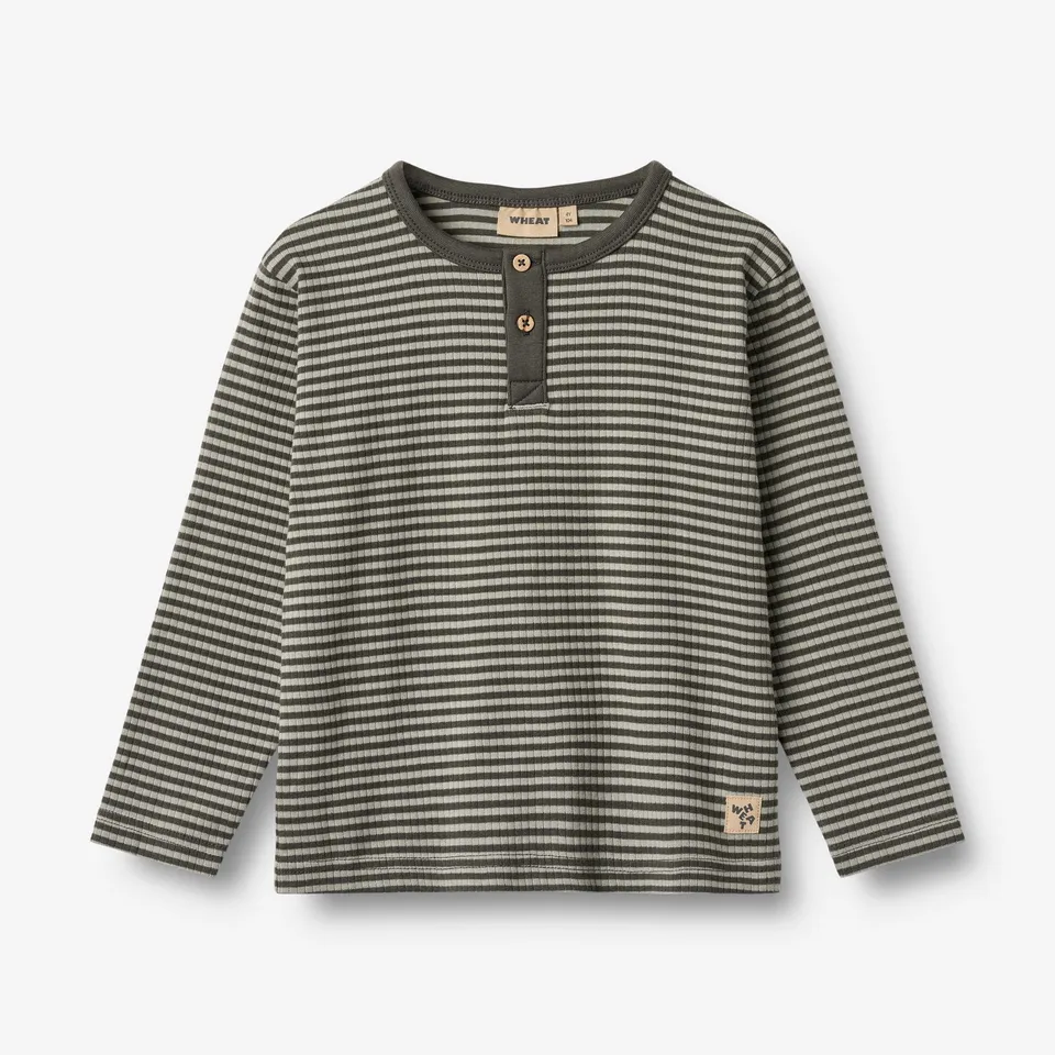 wheat-morris-langarmshirt-winter-forest-stripe-bio-baumwolle image 1