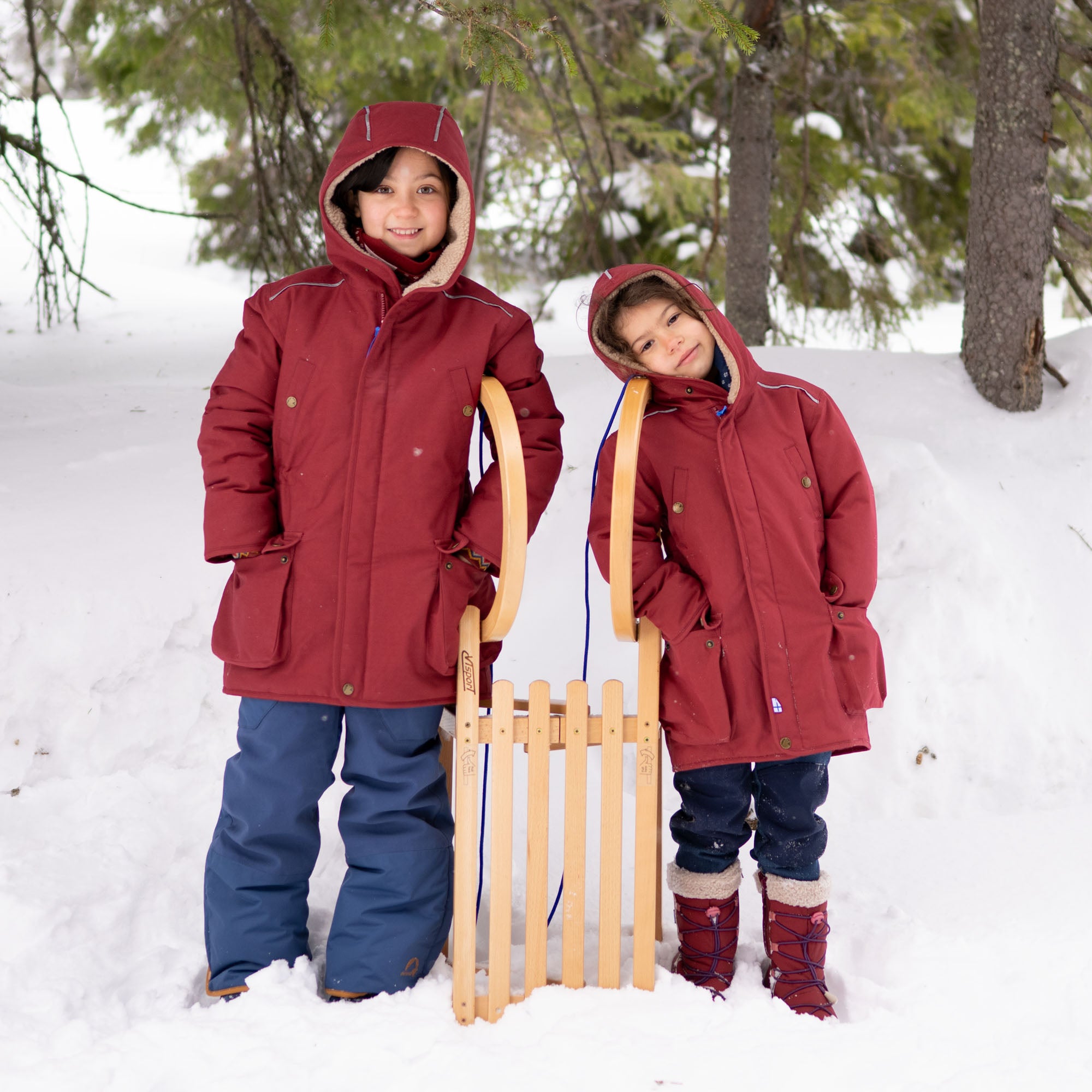 finkid-husky-tuulikki-winterparka-kinder-denim-teddyfutter image 7