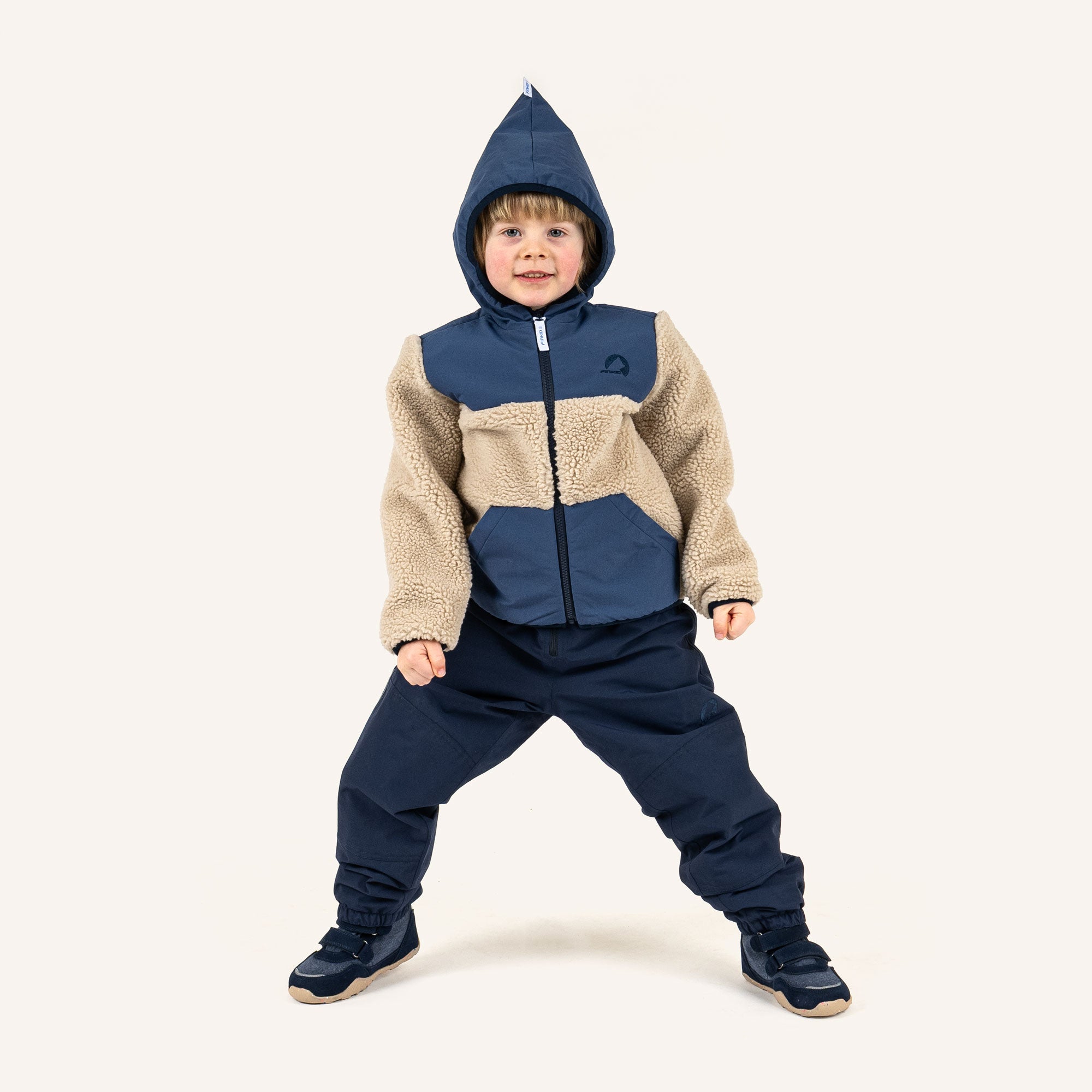 finkid-husky-kisko-teddy-teddyfleece-jacke-denim-navy image 3