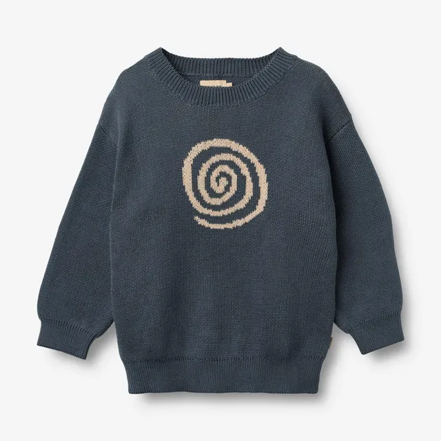 wheat-jacquard-pullover-lesley-strickpullover-ink-bio-baumwolle image 1