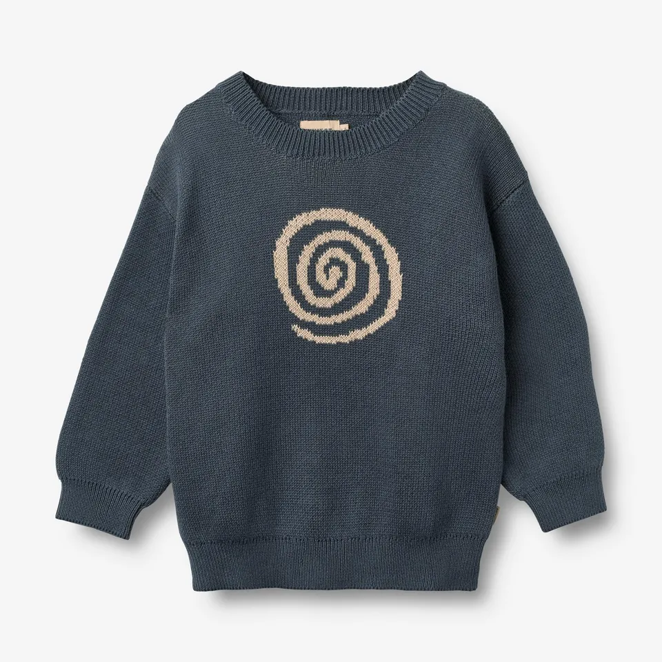 wheat-jacquard-pullover-lesley-strickpullover-ink-bio-baumwolle image 1