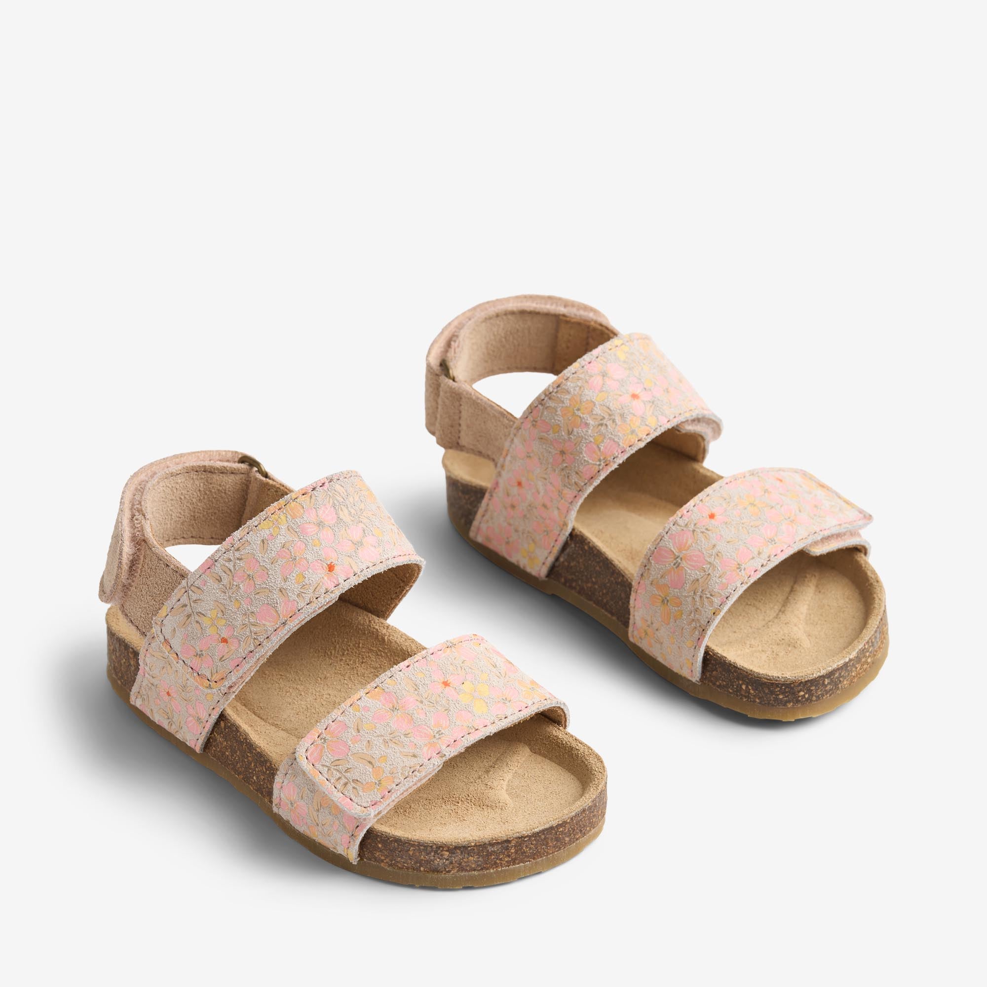 wheat-alphie-sandale-coral-flowers-wildleder image 1