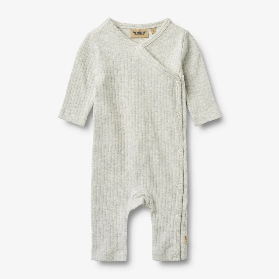 wheat-everest-wickelbody-melange-grey-bio-baumwolle-baby image 1