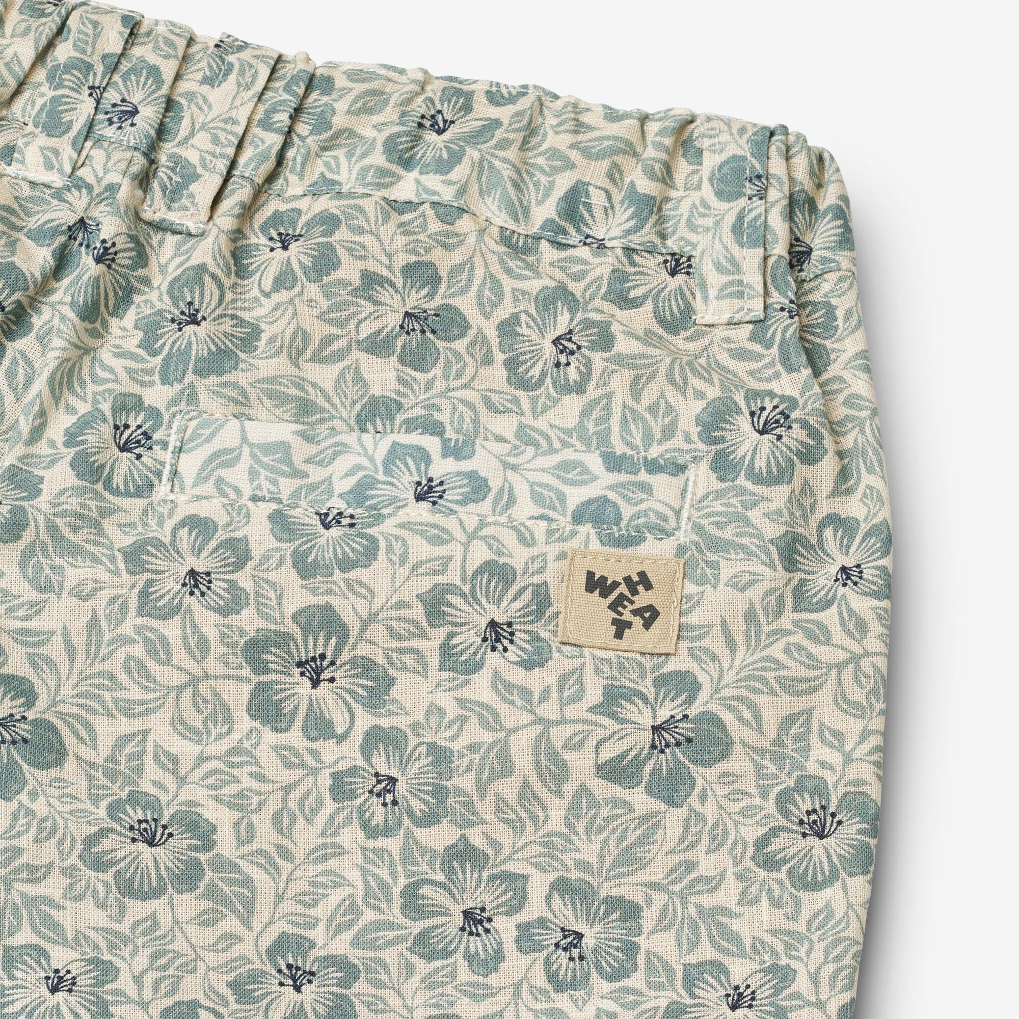 wheat-elvig-shorts-aqua-hawaii-bio-baumwolle image 3