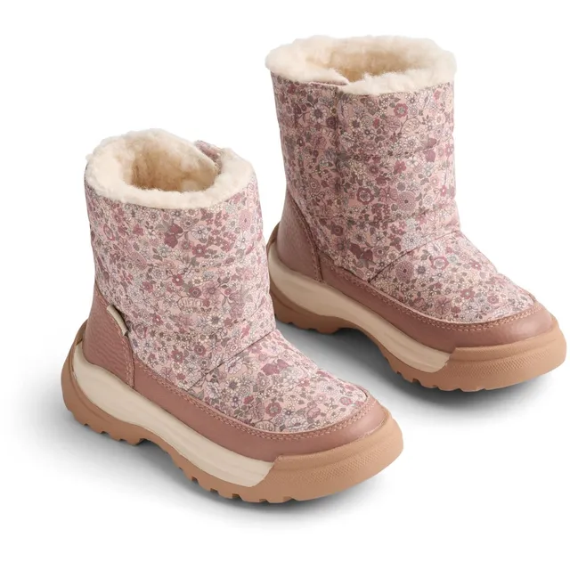 wheat-liza-tex-winterstiefel-rose-dust-flowers image 1