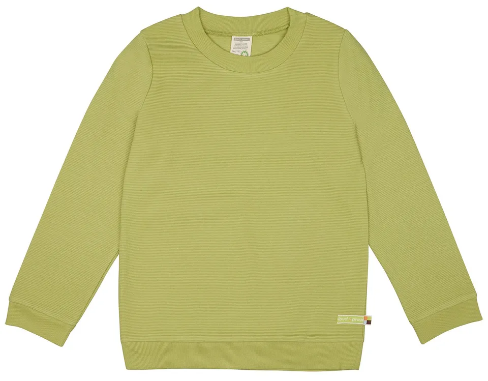 loud-proud-classics-sweat-rippenstruktur-sweatshirt-avocado image 1