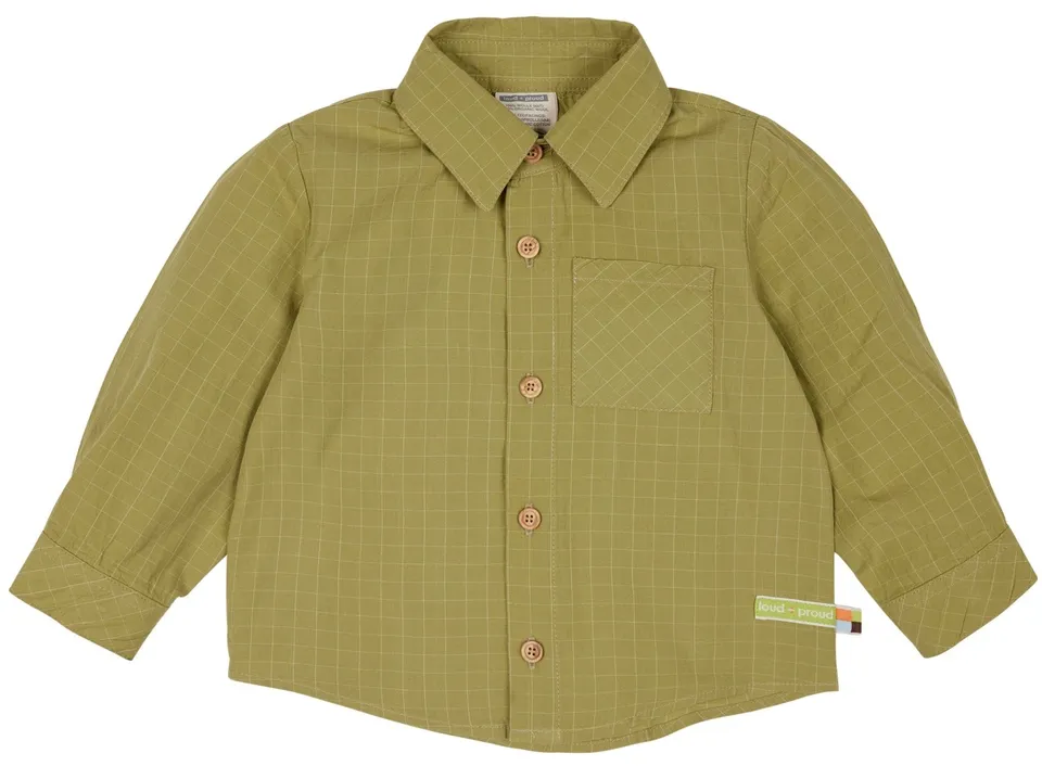 loud-proud-classics-hemd-feines-karo-avocado-86-92-holzkn-pfe image 1