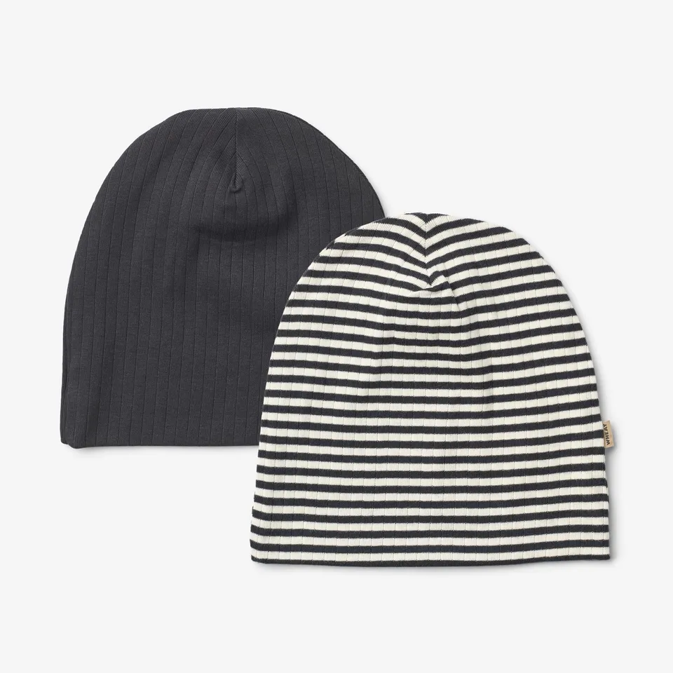wheat-aidan-m-tze-2er-navy-rib-stripe-bio-baumwolle image 1