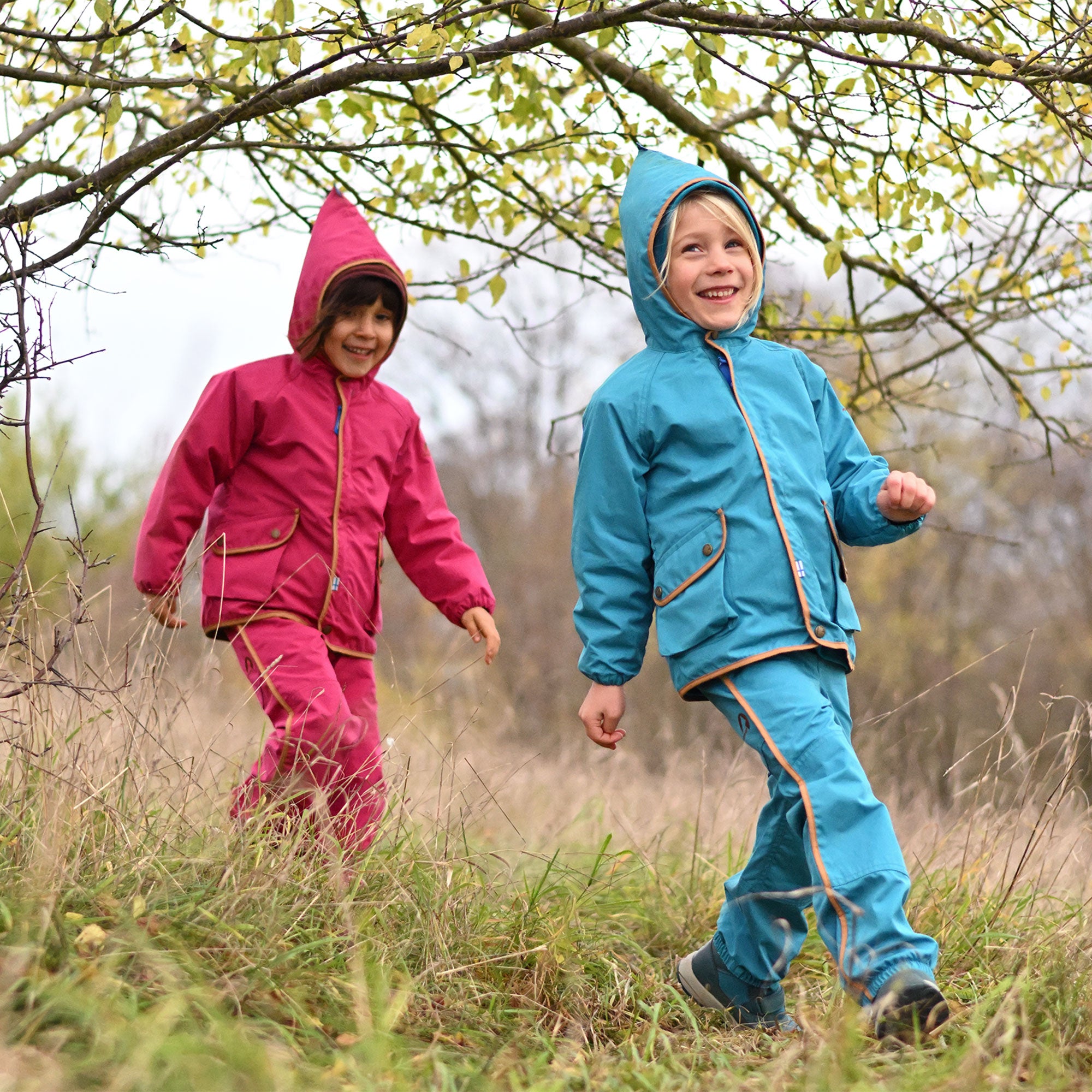 finkid-husky-leena-outdoorhose-raspberry-wasserabweisend image 5