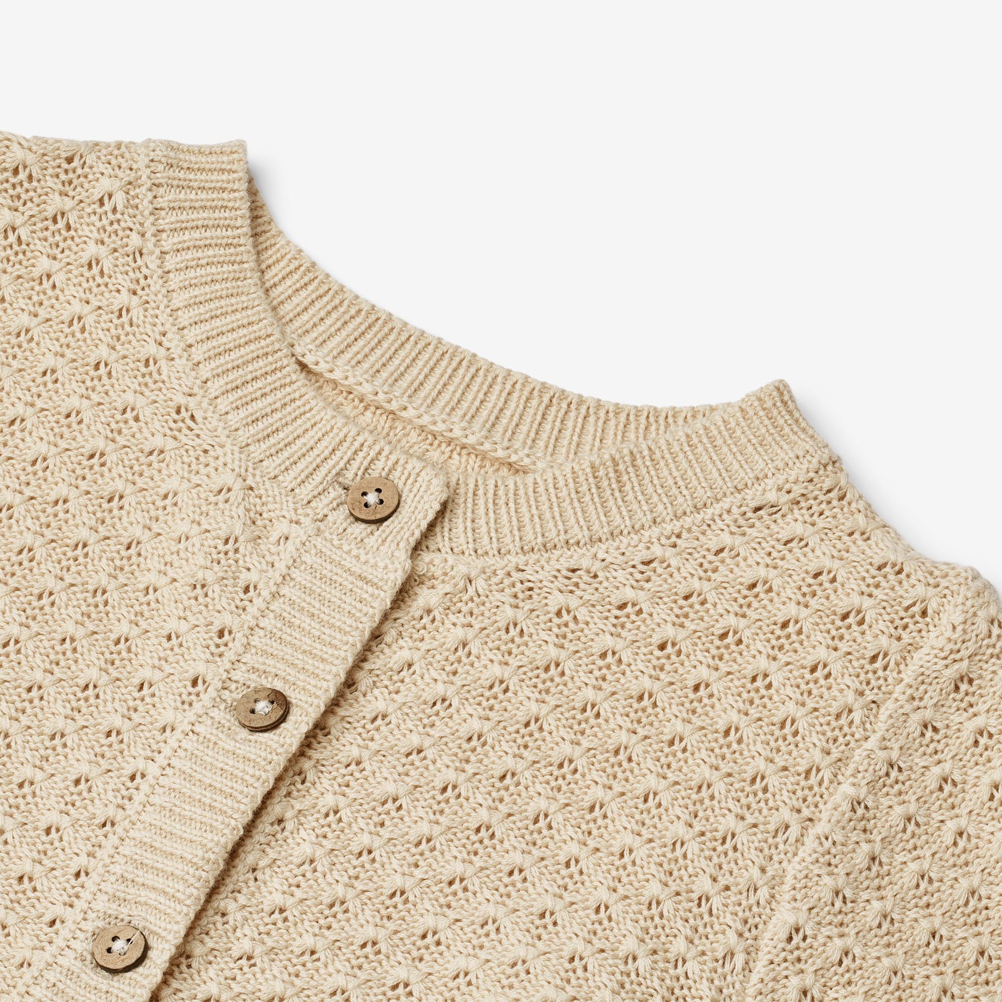 wheat-magnella-strick-cardigan-sandshell-bio-baumwolle image 4