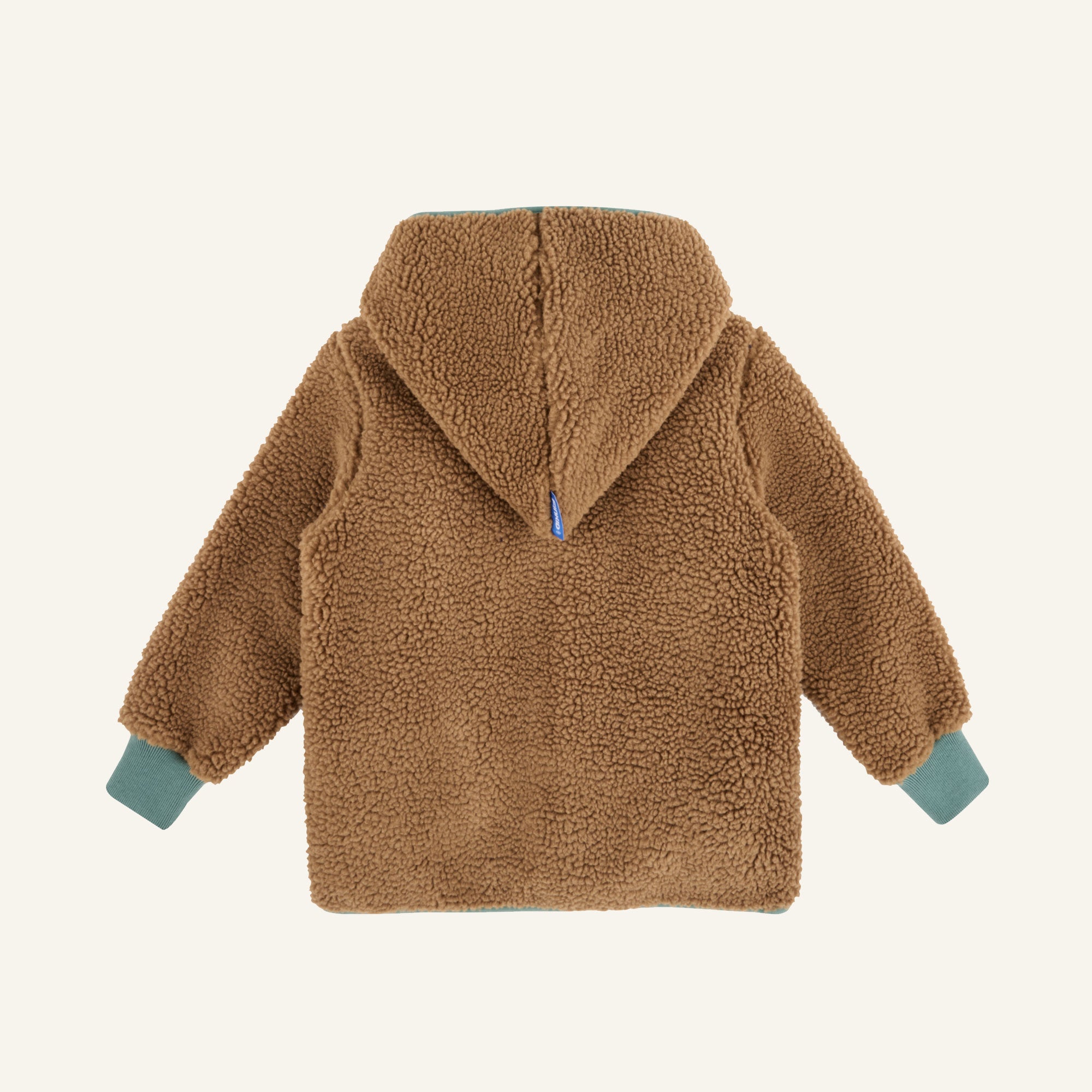 finkid-husky-tonttu-teddy-kinder-jacke-navy-denim-80-90-teddyfleece image 4