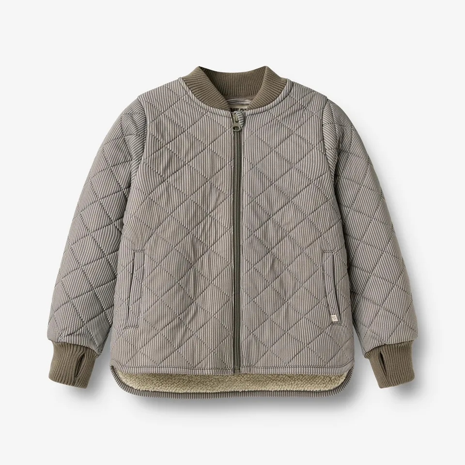 wheat-benni-thermo-jacke-brown-stripe-recycling-pes image 1