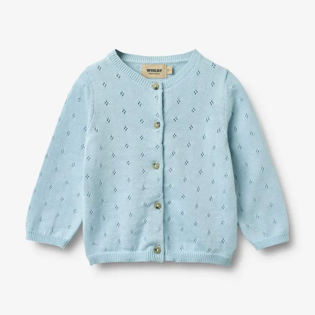 wheat-maia-strickjacke-summer-sky-bio-baumwolle-baby image 1