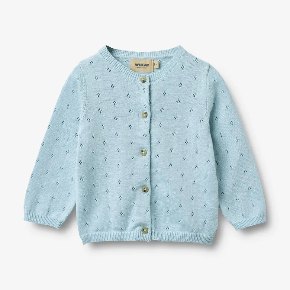 wheat-maia-strickjacke-summer-sky-bio-baumwolle-baby image 1
