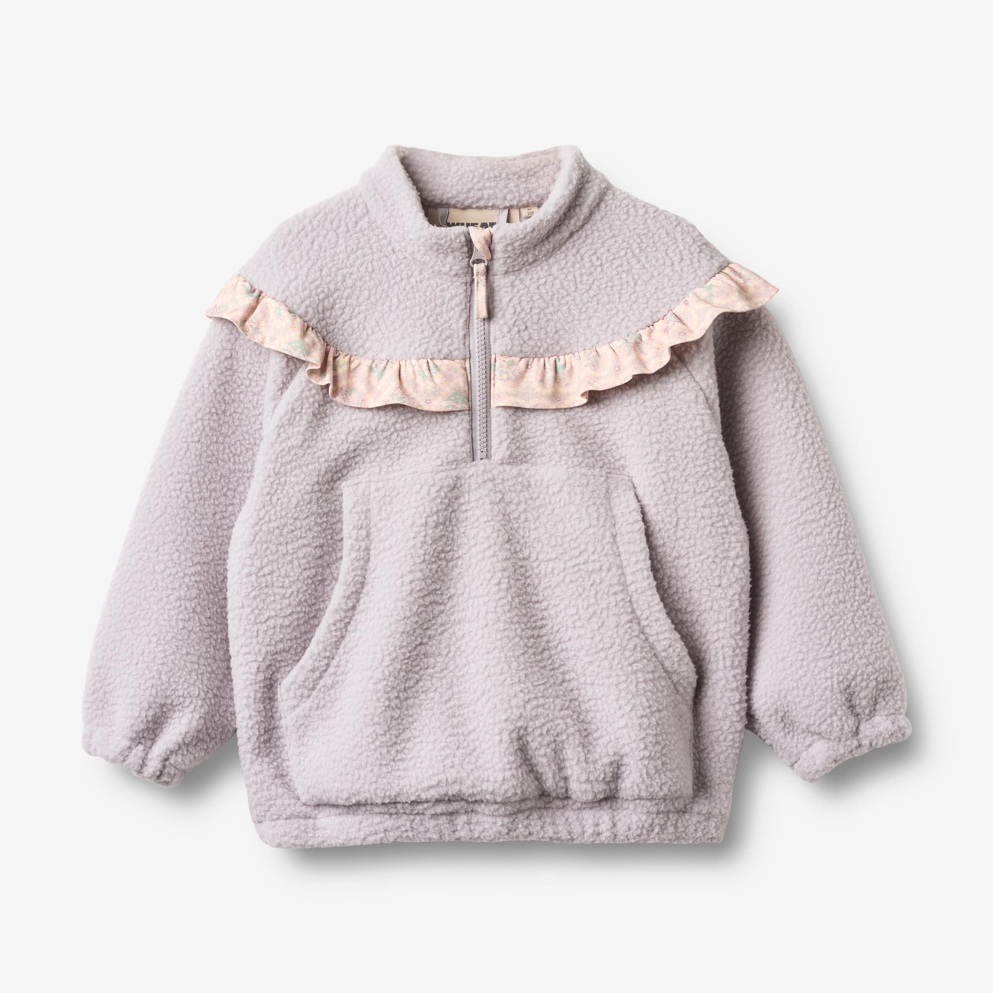 wheat-rayao-fleece-anorak-recycelt-lavender-rain image 1